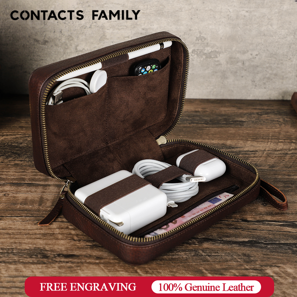 Electronics Gadgets And Accessories - Genuine Leather Portable USB Data Cable