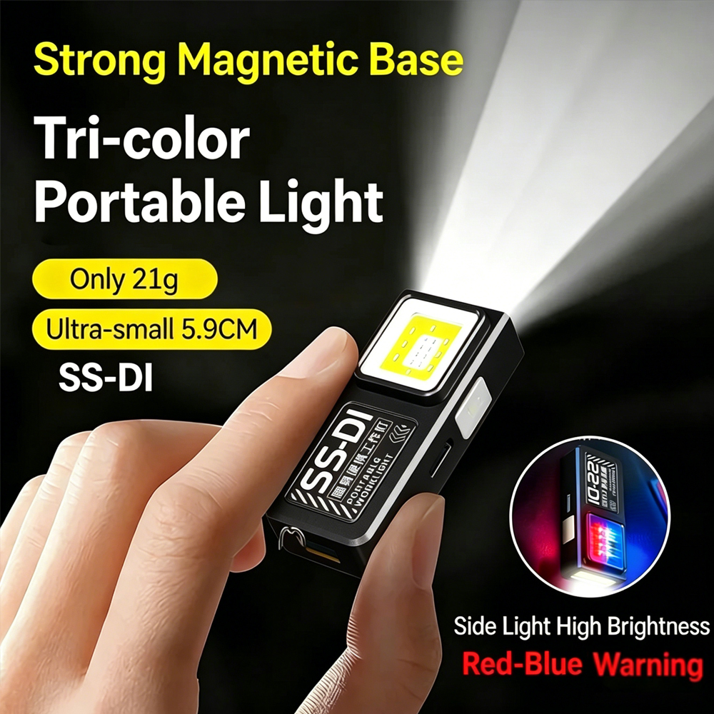 Mini Electronics Gadgets - Mini COB LED Flashlight USB C