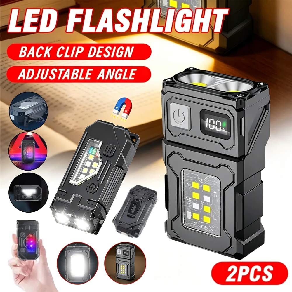 Mini Electronics Gadgets - Mini USB Recharge LED Flashlight Tail