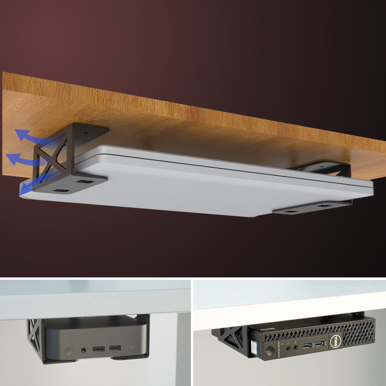Mini Pc Windows - Under Desk Laptop/Mini PC Storage Mount,CPU