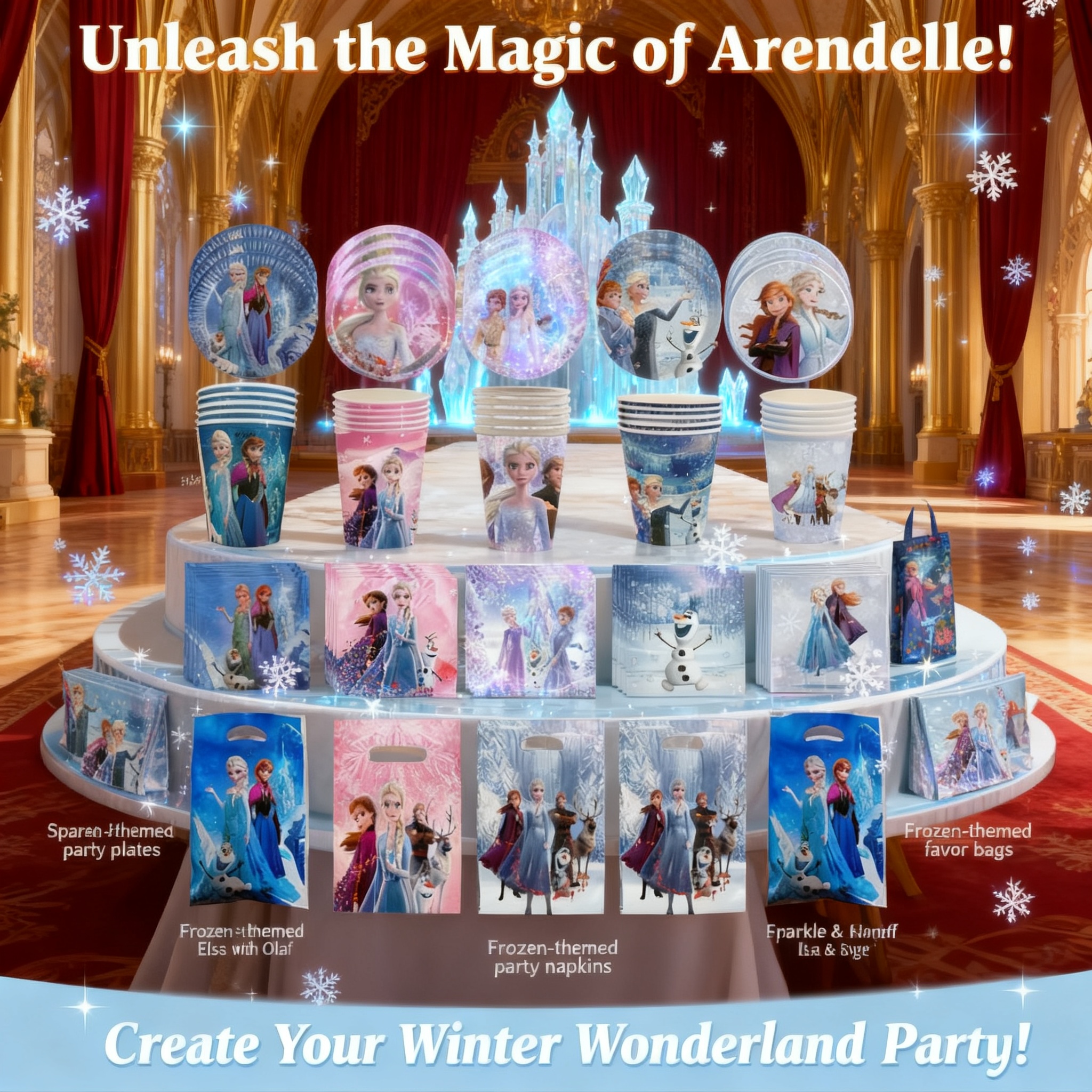 Elsa Gadget - Frozen Birthday Party Supplies Kit for