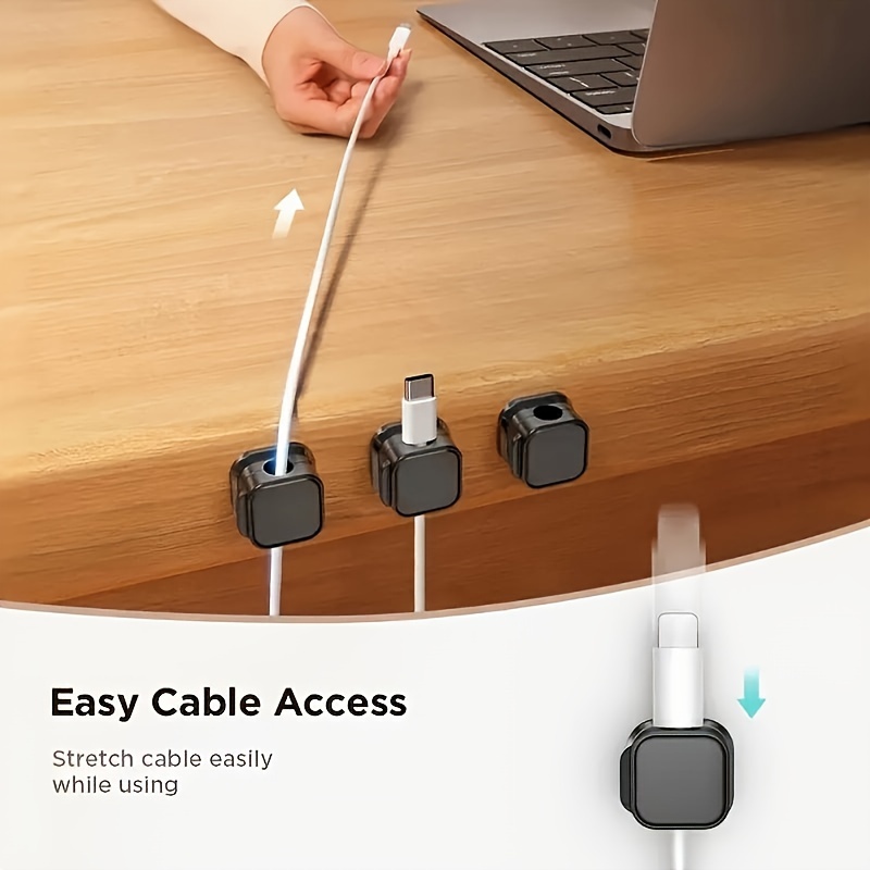 6/12Pcs PP Magnetic Cable Clip - Magnetic Charging Cable reseña y precio