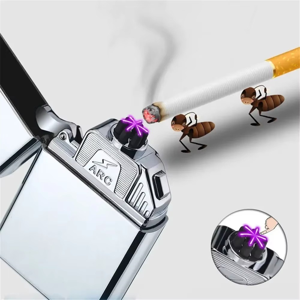 New Six Arcs Lighter Windproof - Electronics Gadgets For Gift reseña y precio