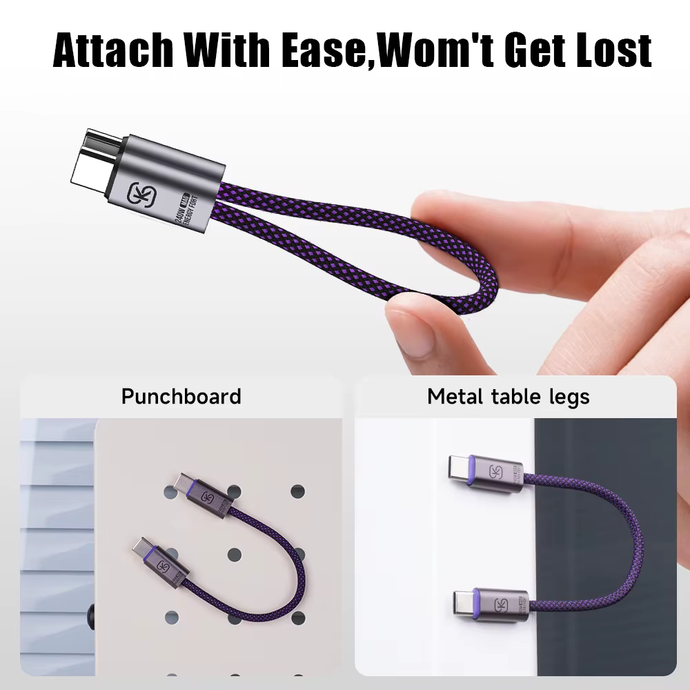 240W Magnetic Short Cable 0.16 - Magnetic Charging Cable reseña y precio