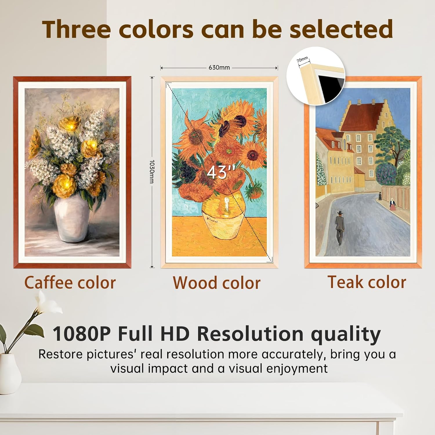 21.5 24 32 Inch Large Digital  - Digital Photo Frame Wifi reseña y precio