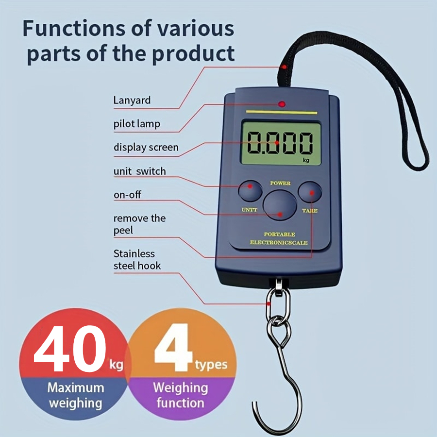 40kg Multifunctional Mini Elec - Electronics Stuff reseña y precio