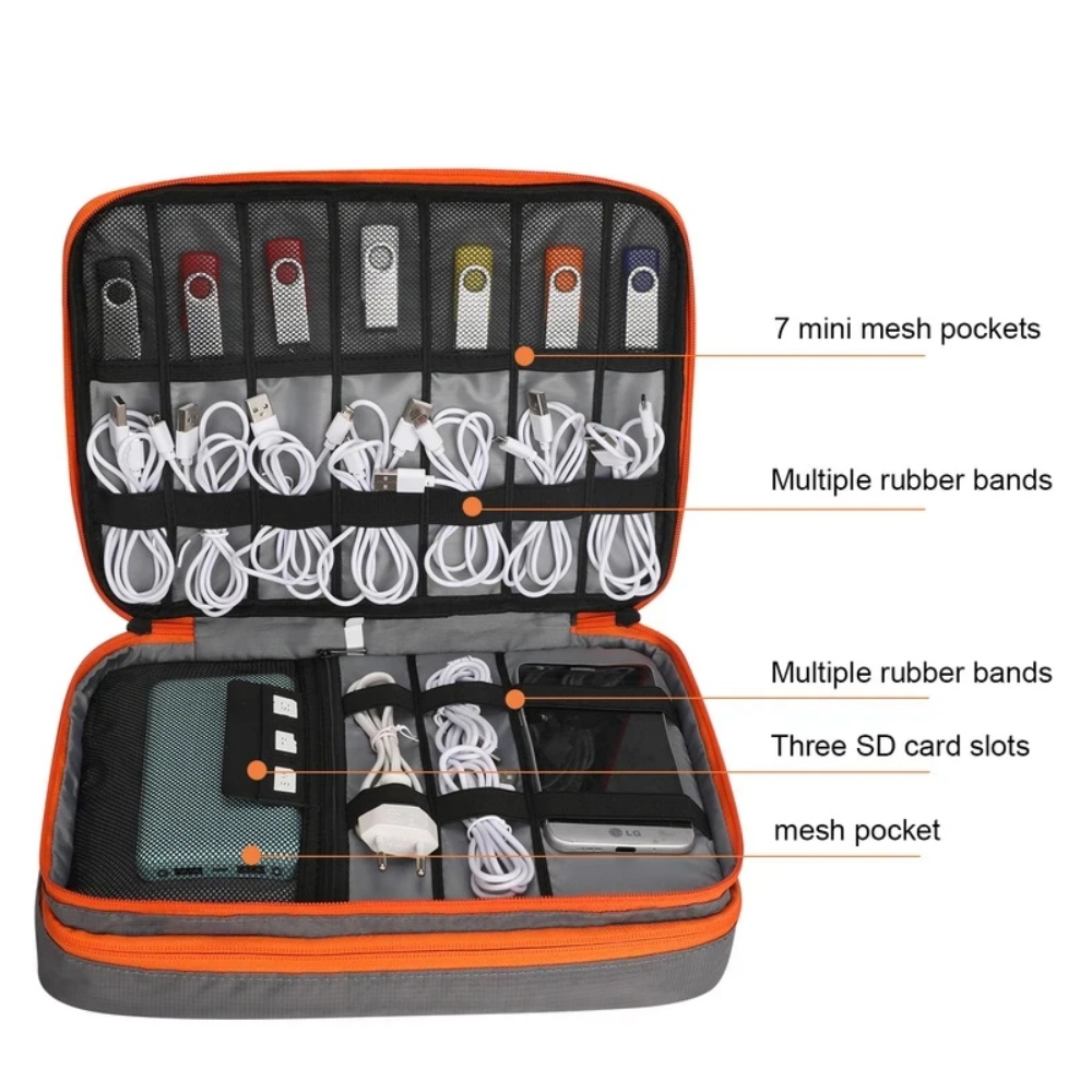 Double Layers Large Capacity T - Electronics Gadgets And Accessories reseña y precio