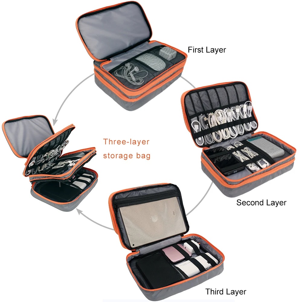 Double Layers Large Capacity T - Electronics Gadgets And Accessories reseña y precio