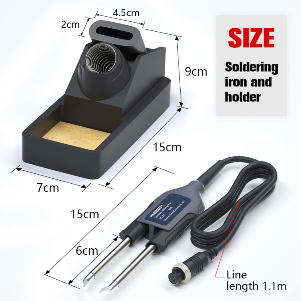 T12 Soldering Tweezer Handle – - Electronics Stuff reseña y precio