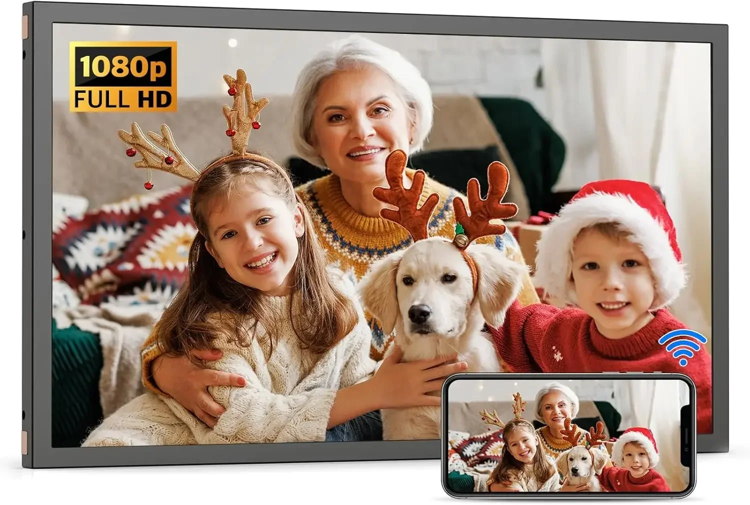 Large Digital Picture Frame 21 - Digital Photo Frame Wifi reseña y precio