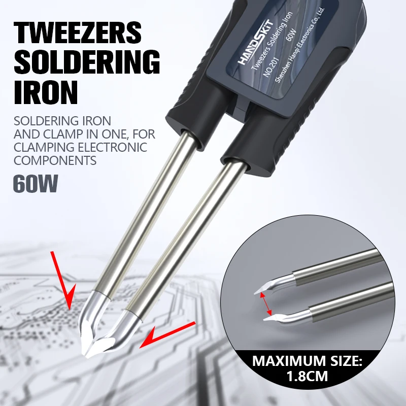 T12 Soldering Station Tweezers - Electronics Stuff reseña y precio