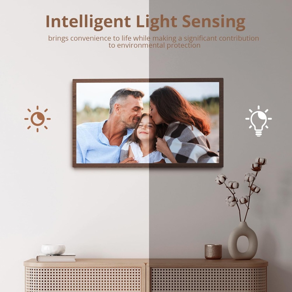 JHZ for NEW Large Digital Pict - Digital Photo Frame Wifi reseña y precio