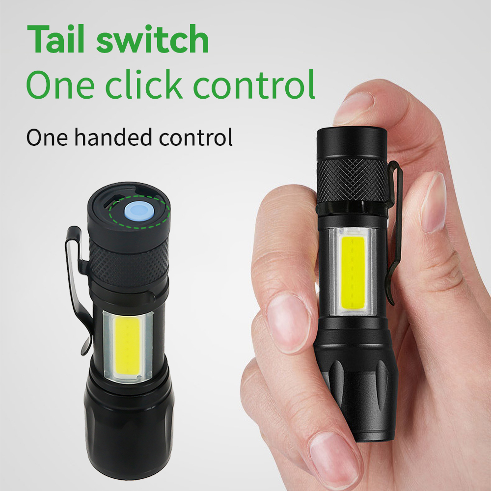 Mini LED Flashlight COB+XPE Po - Mini Electronics Gadgets reseña y precio