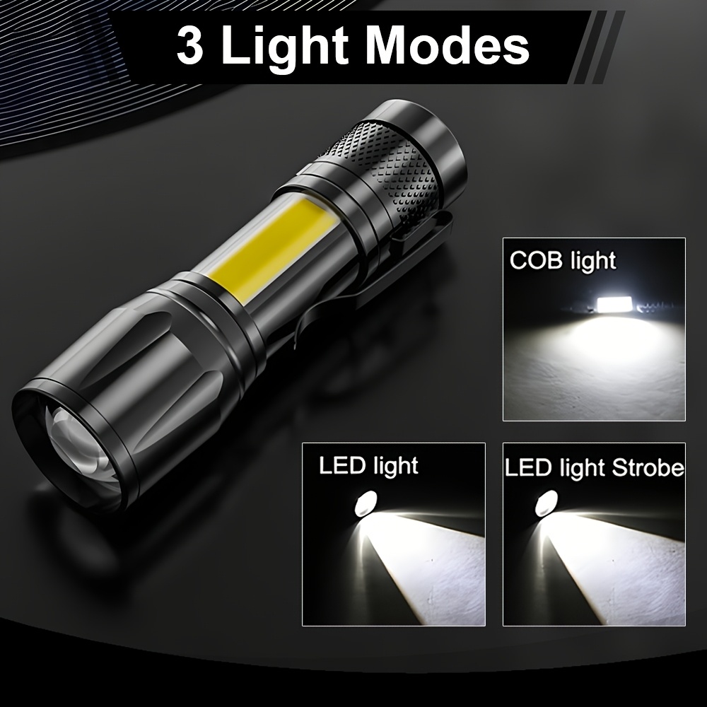 Mini LED Flashlight COB+XPE Po - Mini Electronics Gadgets reseña y precio
