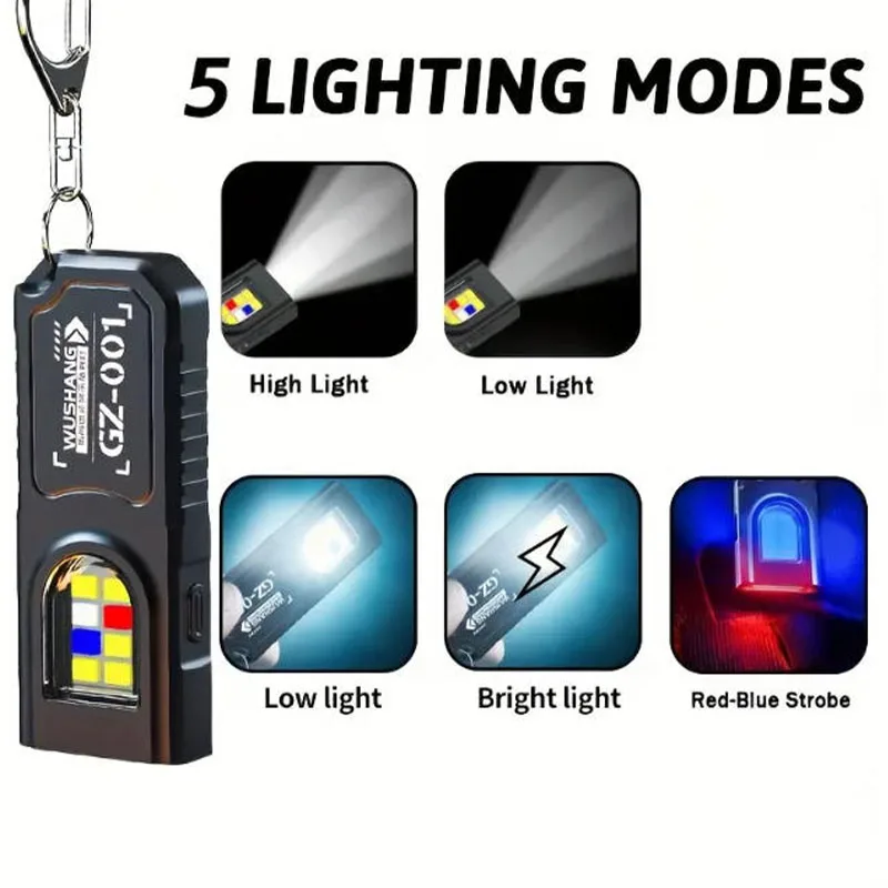 Powerful Mini COB LED Keychain - Mini Electronics Gadgets reseña y precio