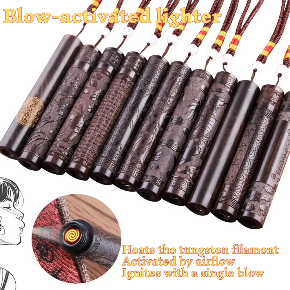 Creative Carving Ebony Lighter - Electronics Gadgets For Gift reseña y precio