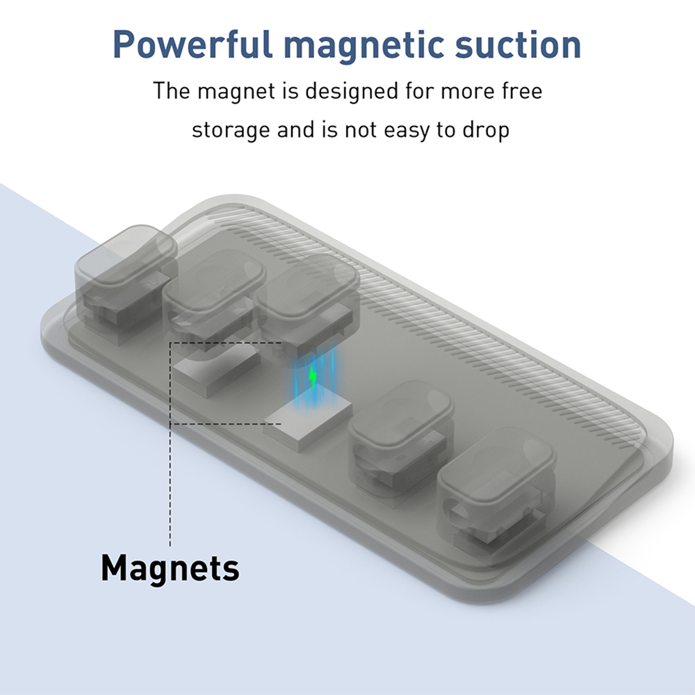 Self-Adhesive Silicone Magneti - Magnetic Charging Cable reseña y precio