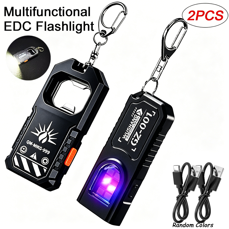 2Pcs Portable LED COB Keychain - Mini Electronics Gadgets reseña y precio