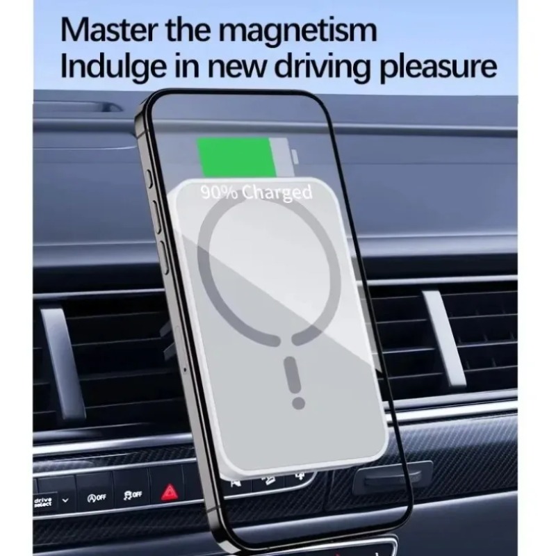 30W Magnetic Car Wireless Char - Magnetic Charging Cable reseña y precio