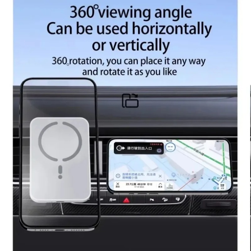 30W Magnetic Car Wireless Char - Magnetic Charging Cable reseña y precio
