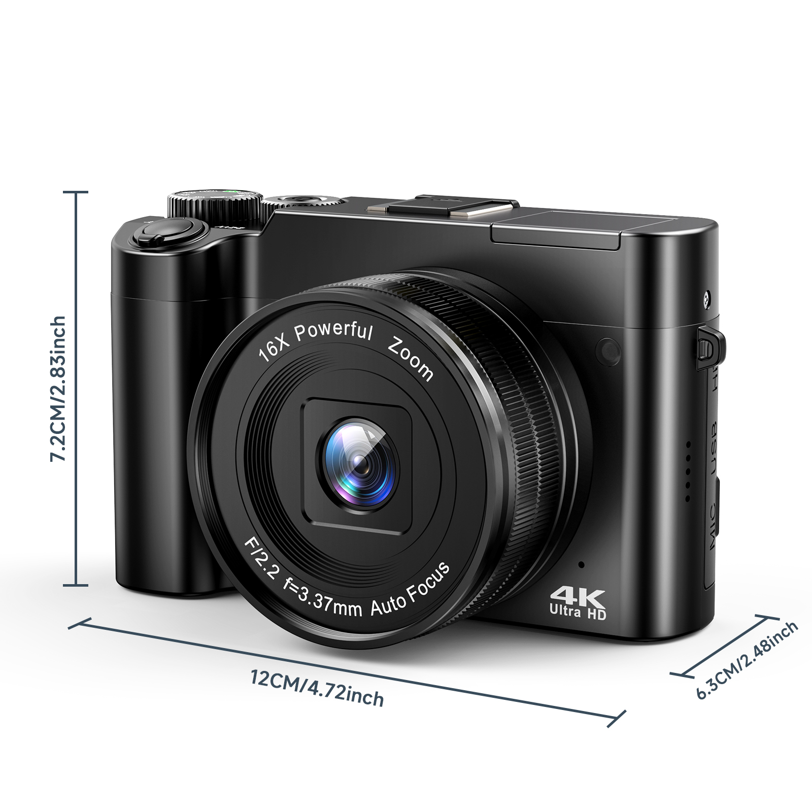 4K Digital Camera for Photogra - Electronics Home Gadgets reseña y precio