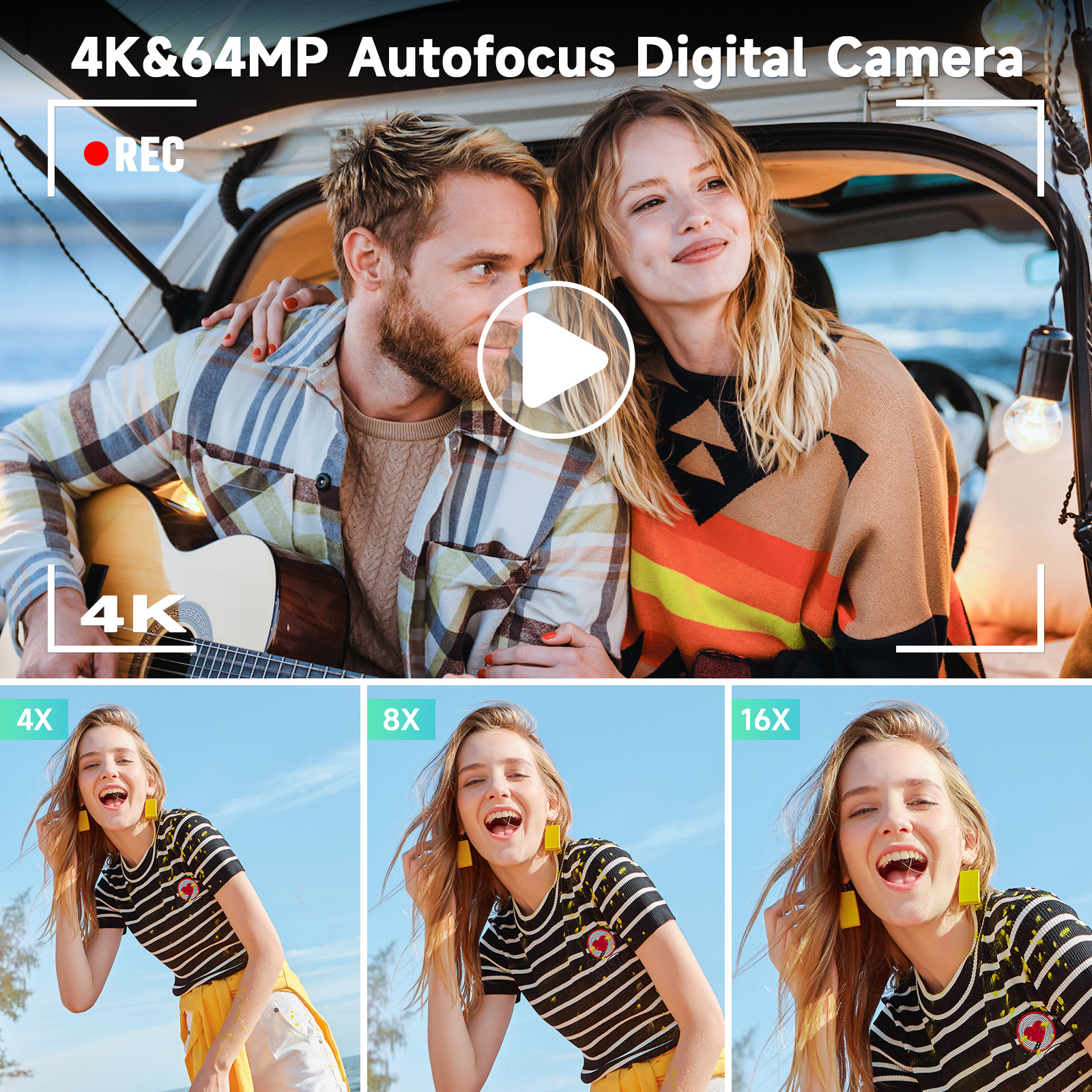 4K Digital Camera for Photogra - Electronics Home Gadgets reseña y precio