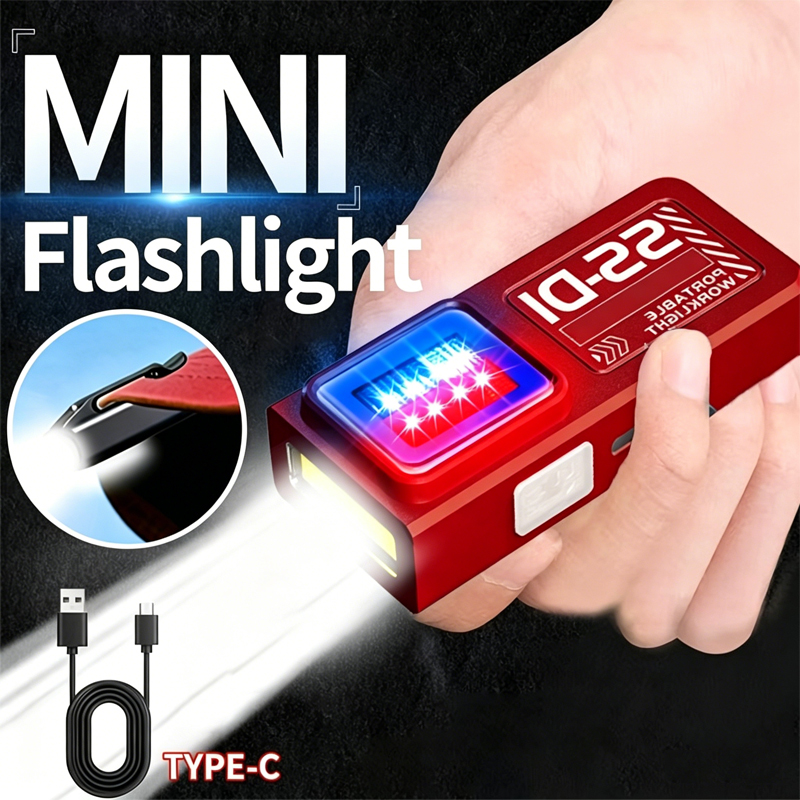 1/2PCS Mini COB LED Flashlight - Mini Electronics Gadgets reseña y precio