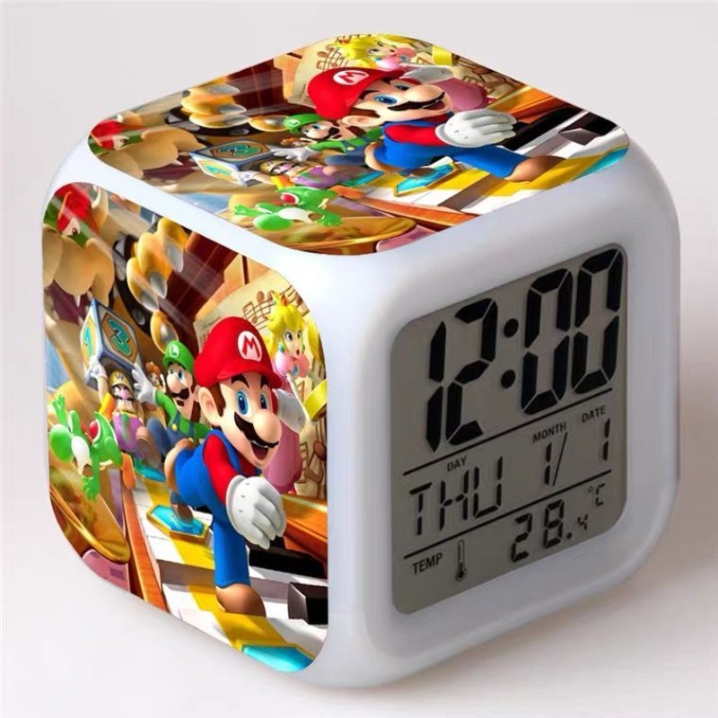 Super Mario Alarm Clock Cute C - Electronics Stuff reseña y precio
