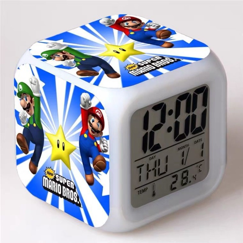 Super Mario Alarm Clock Cute C - Electronics Stuff reseña y precio