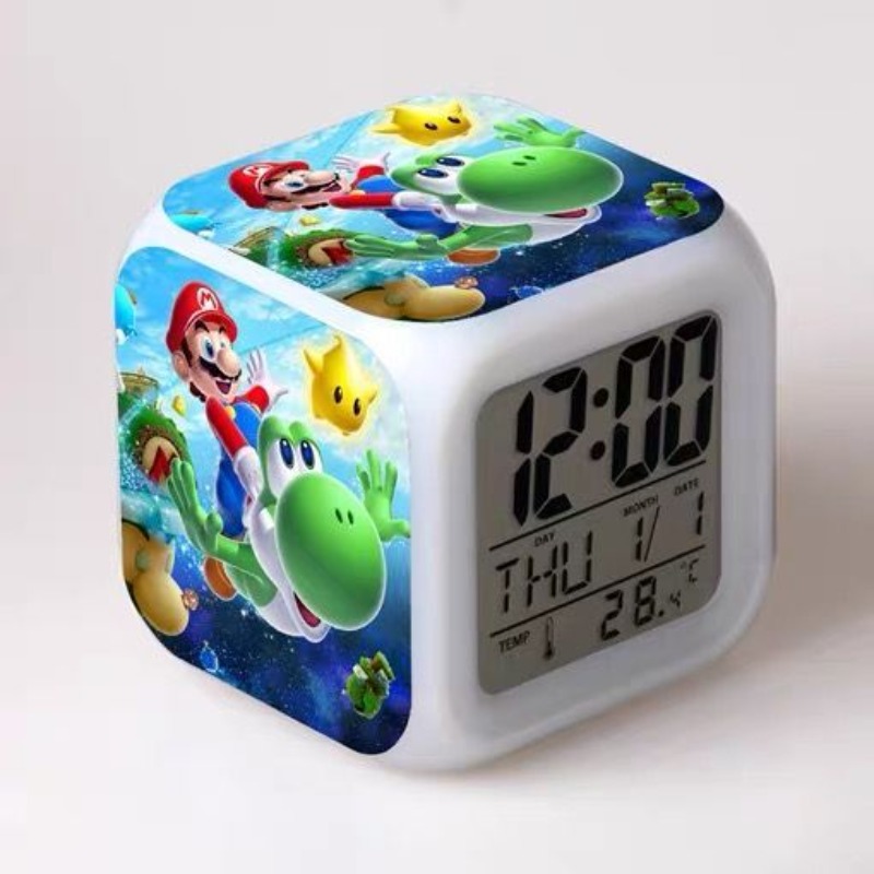Super Mario Alarm Clock Cute C - Electronics Stuff reseña y precio