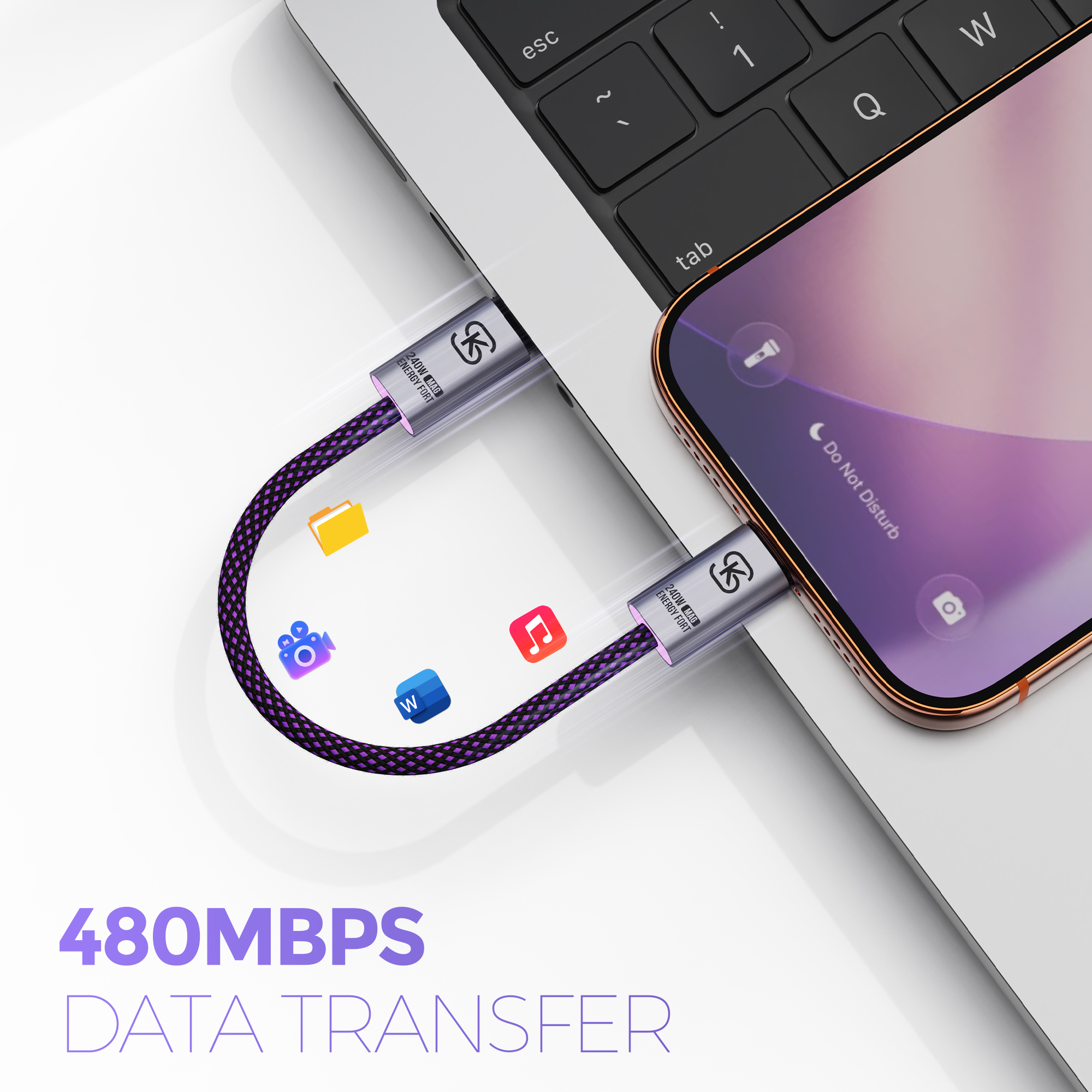 Magnetic KeyChain Type C Charg - Magnetic Charging Cable reseña y precio