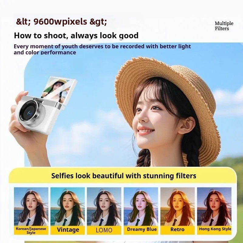 9600MP 4K Digital Camera 8X Zo - Electronics Home Gadgets reseña y precio