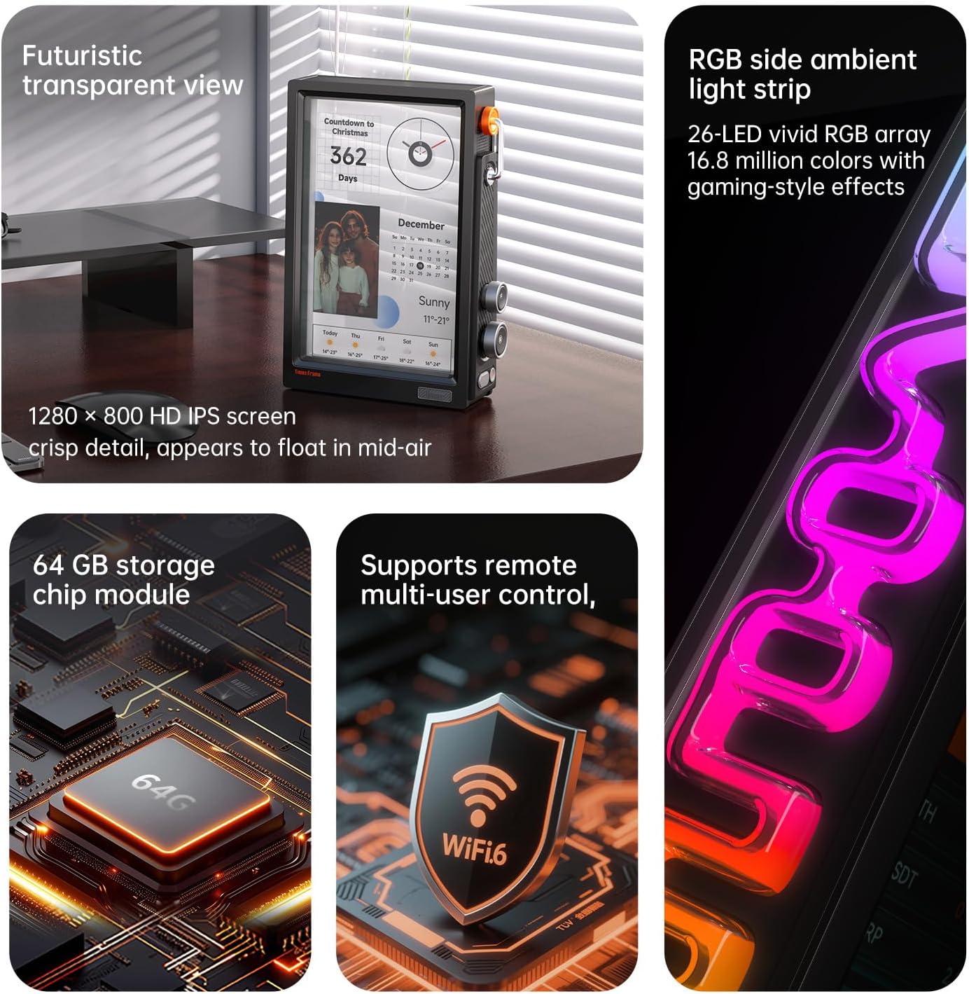 【2026】Divoom Times Frame WiFi  - Digital Photo Frame Wifi reseña y precio