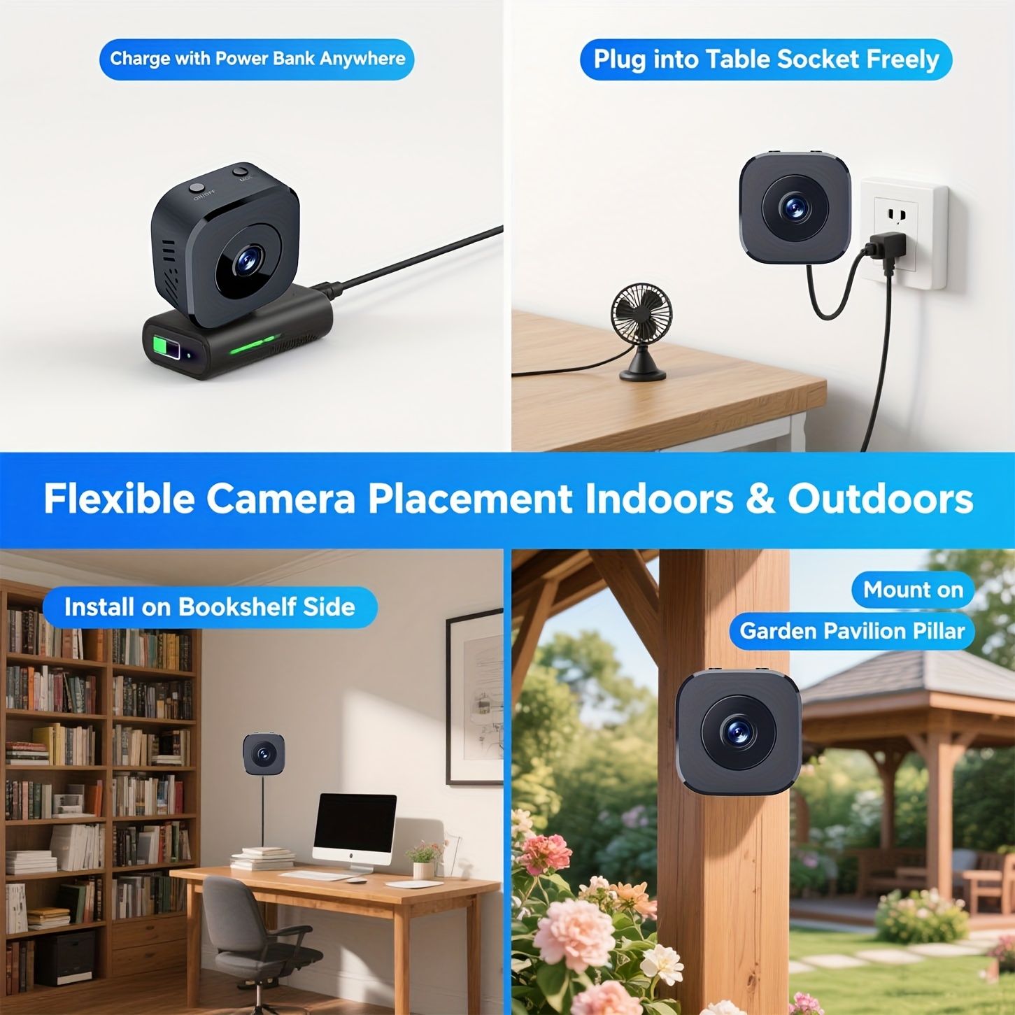 1080P HD Mini WiFi Camera Indo - Mini Electronics Gadgets reseña y precio