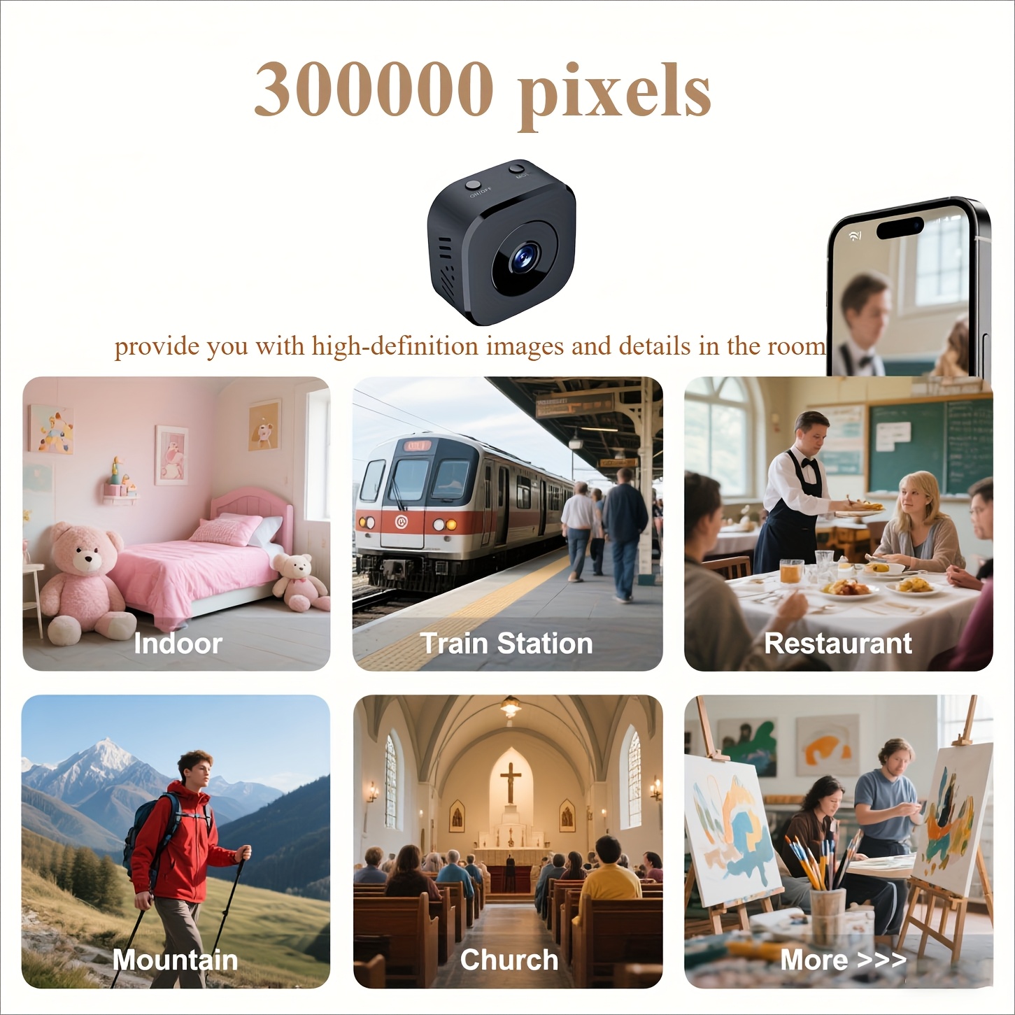 1080P HD Mini WiFi Camera Indo - Mini Electronics Gadgets reseña y precio