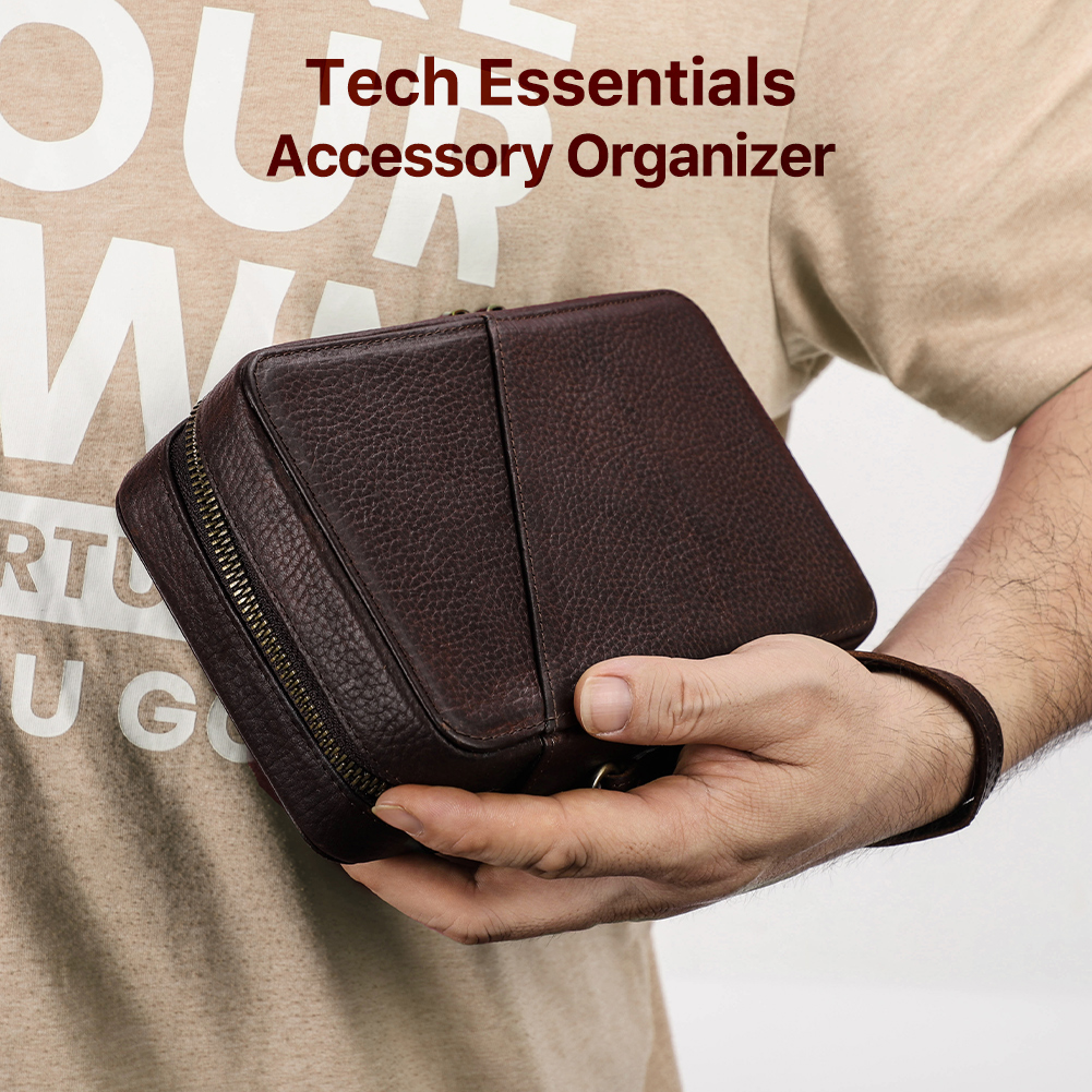 Genuine Leather Portable USB D - Electronics Gadgets And Accessories reseña y precio