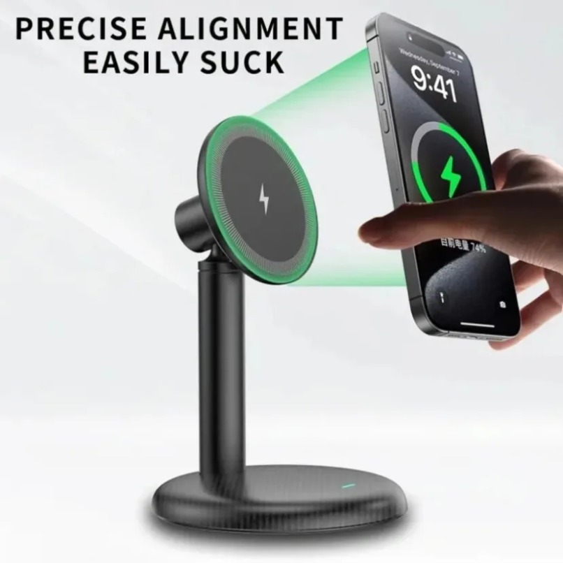 Desktop Magnetic Phone Stand F - Magnetic Charging Cable reseña y precio