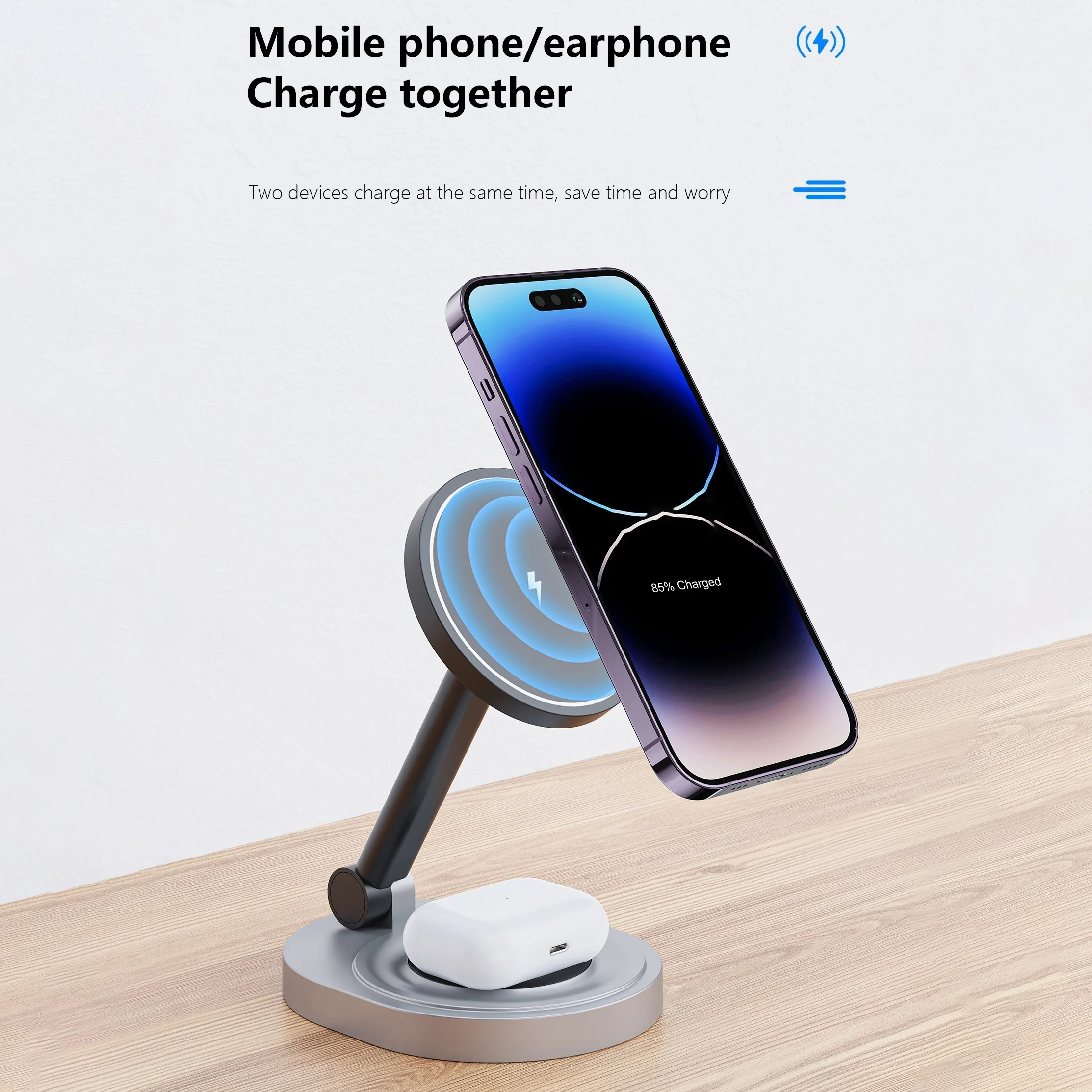 2 In 1 Magnetic Wireless Charg - Magnetic Charging Cable reseña y precio