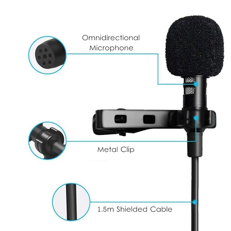 1.5m Mini Portable Lavalier Mi - Mini Electronics Gadgets reseña y precio