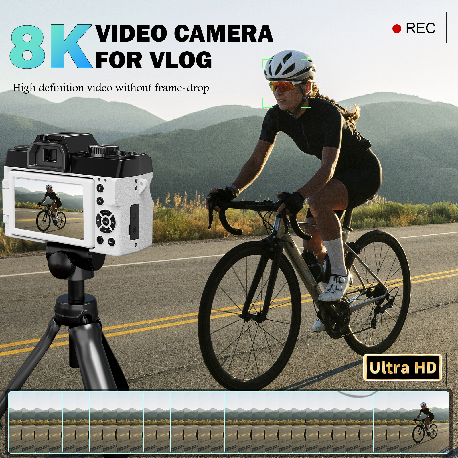 NBD 8K Vlog Camera 64MP Digita - Electronics Home Gadgets reseña y precio