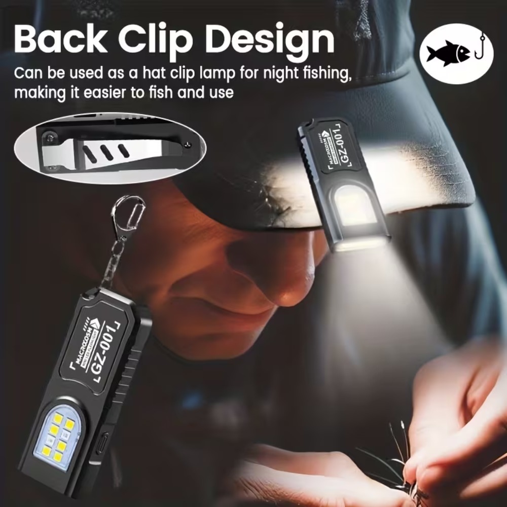 Mini COB LED Keychain Flashlig - Mini Electronics Gadgets reseña y precio